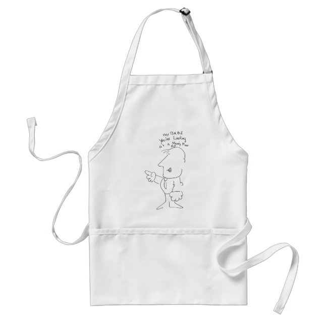 A Manly Man Standard Apron (Front)