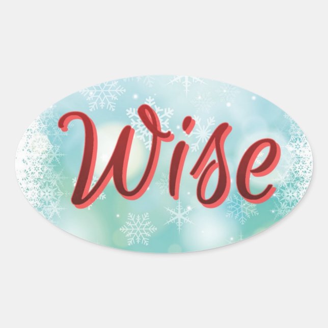 A Mantra sticker "Happy Healthy Wise and Wealthy" (Front)