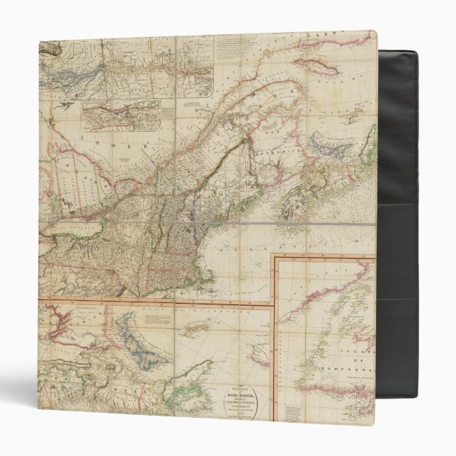 A Map of Cabotia Binder (Front/Inside)