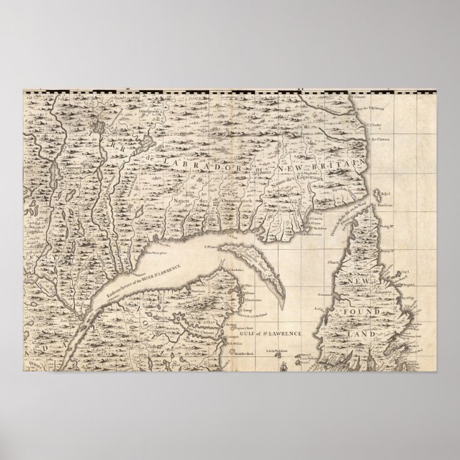 A Map of the British Empire in America Sheet 3 Poster (Front)