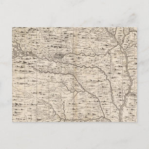 A Map of the British Empire in America Sheet 5 Postcard