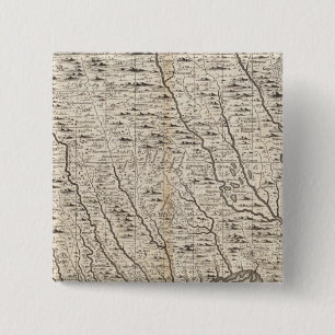 A Map of the British Empire in America Sheet 9 2 Inch Square Button
