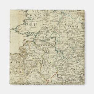 A map of the Kingdom of Ireland Northern section Magnet