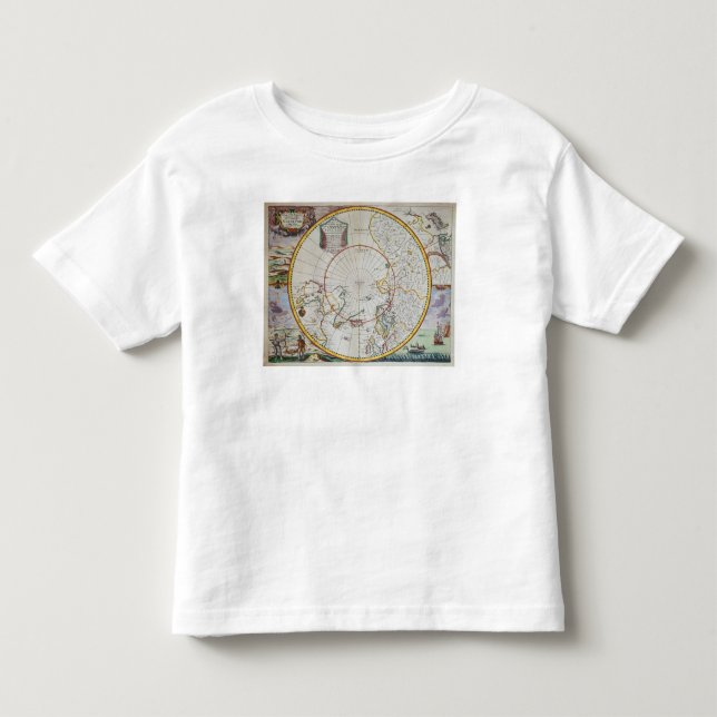 A Map of the North Pole Toddler T-shirt (Front)