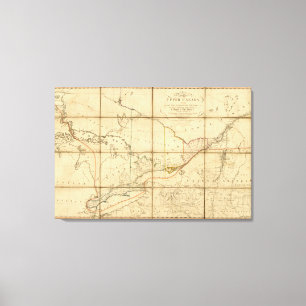 A Map of the Province of Upper Canada Canvas Print