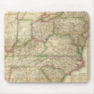 A Map Of The Roads, Canals And Steam Boat Mouse Pad