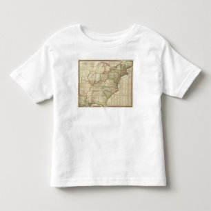 A Map Of The Roads, Canals And Steam Boat Toddler T-shirt