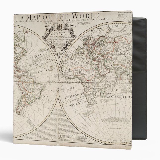 A Map of the World Binder (Front/Inside)