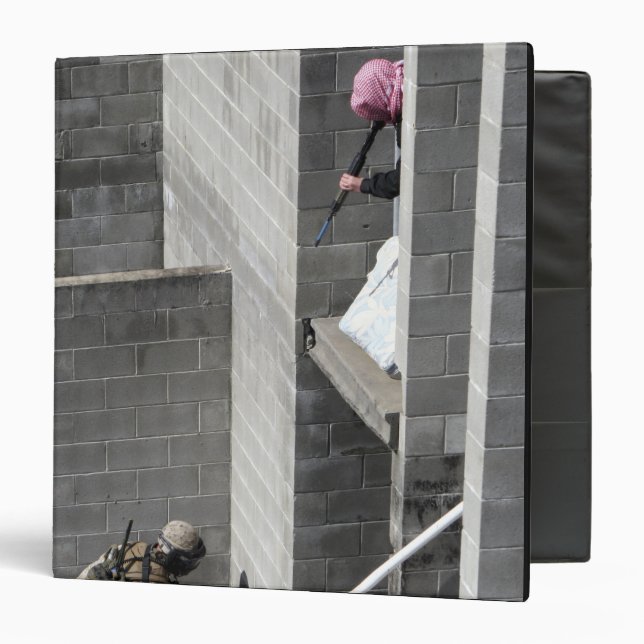 A Marine and role-playing enemy aggressor Binder (Front/Inside)