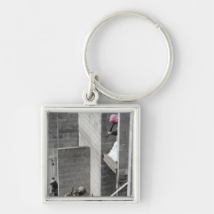 A Marine and role-playing enemy aggressor Keychain