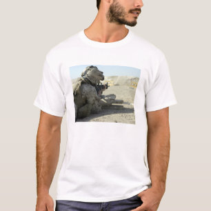 A Marine fires a M16A2 service rifle T-Shirt