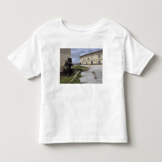 A Marine posts security Toddler T-shirt (Front)