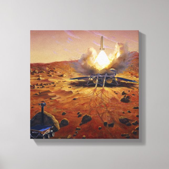 A Mars ascent vehicle Canvas Print (Front)