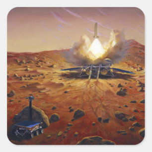 A Mars ascent vehicle Square Sticker
