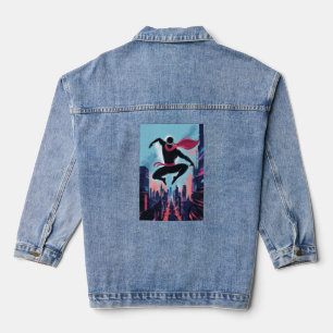A masked ninja  denim jacket