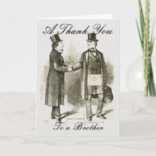 A Masonic Thank You Card