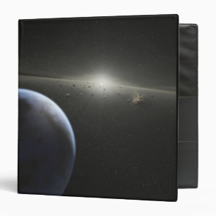 A massive asteroid belt in orbit around a star binder