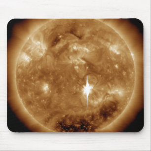 A massive X-class solar flare erupts on the Sun Mouse Pad