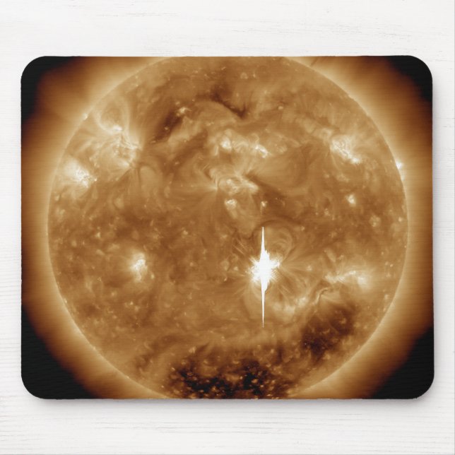 A massive X-class solar flare erupts on the Sun Mouse Pad (Front)
