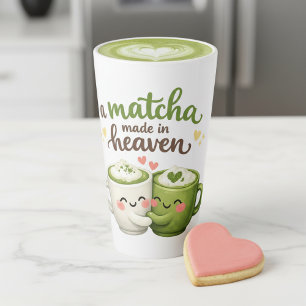A Matcha Made in Heaven Cute Funny Pun Latte Mug