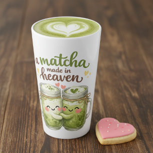 A Matcha Made in Heaven Cute Funny Pun Latte Mug