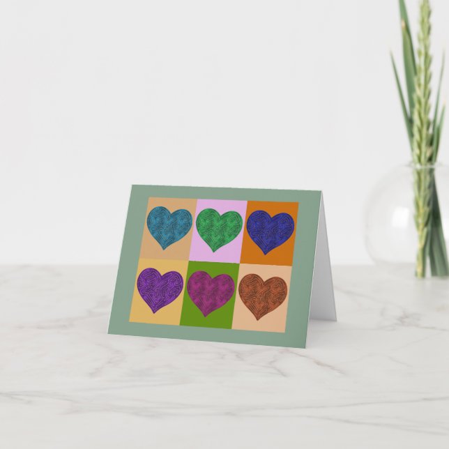 A-MAZE-ING HEARTS CARD (Front)