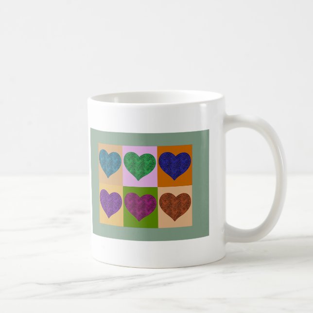 A-MAZE-ING HEARTS COFFEE MUG (Right)