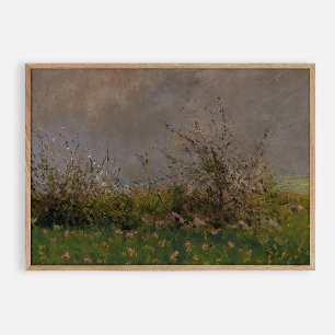 A Meadow Flower, oil vintage Poster