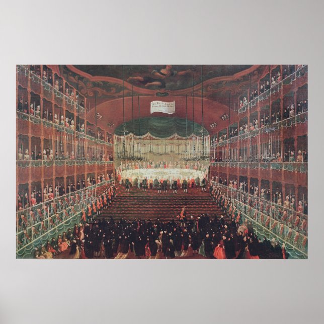 A Meal at the San Benedetto Theatre Poster (Front)