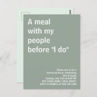 A meal with my people before rehearsal dinner fun 