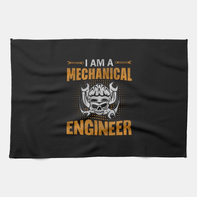 A Mechanical Engineer Kitchen Towel (Horizontal)