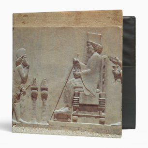 A Median officer paying homage to King Darius Binder