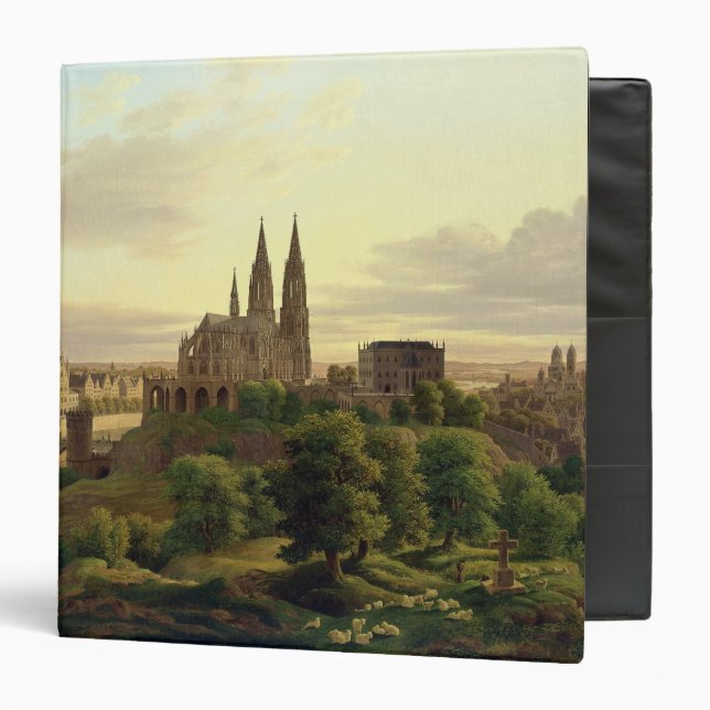 A Medieval Town in 1830, 1830 Binder (Front/Inside)
