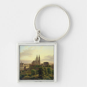 A Medieval Town in 1830, 1830 Keychain