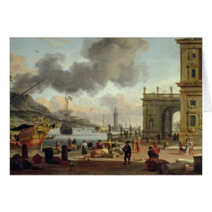 A Mediterranean Harbour Scene