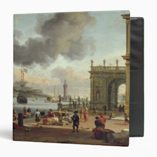A Mediterranean Harbour Scene Binder