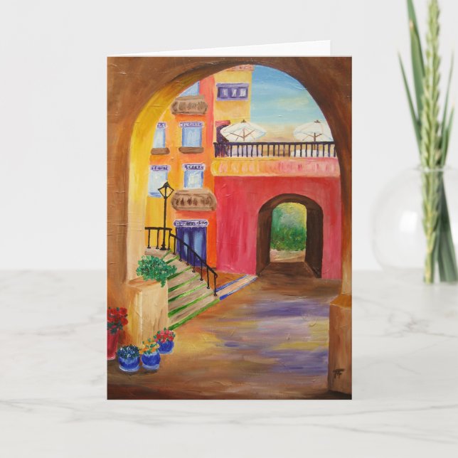 A Mediterranean Impression - Greeting Card (Front)