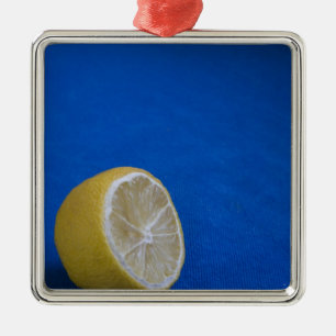 A Mediterranean Lemon Metal Ornament