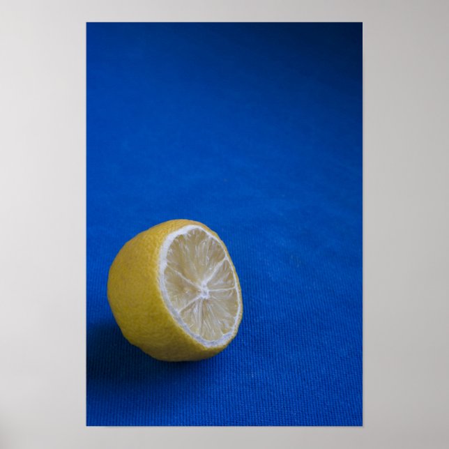 A Mediterranean Lemon Poster (Front)