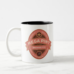 A Mega Pint Two-Tone Coffee Mug
