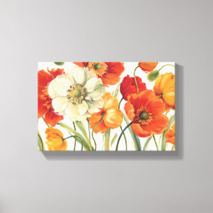 A Melody of Poppies Canvas Print