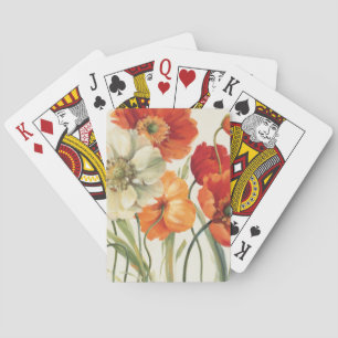 A Melody of Poppies Playing Cards