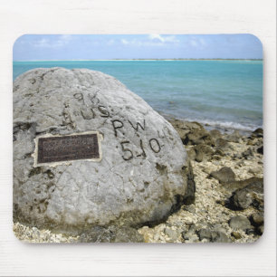A memorial to prisoners of war on Wake Island Mouse Pad