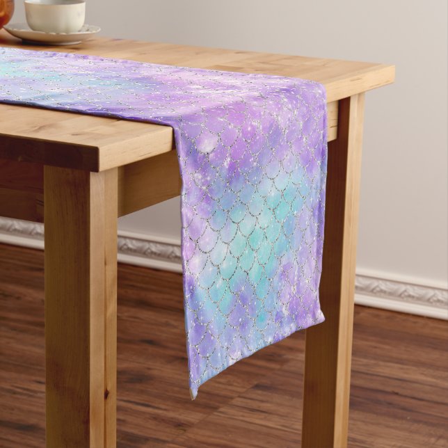 A Mermaid Galaxy Series Design 11  Short Table Runner (In Situ)