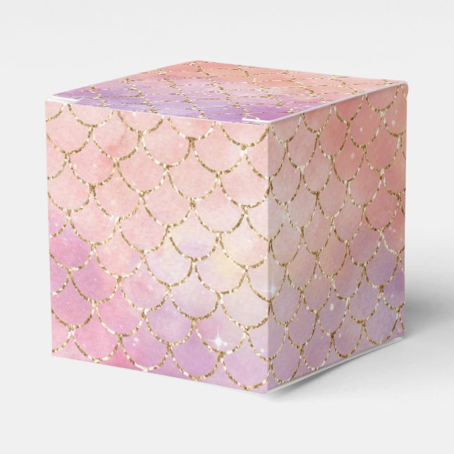 A Mermaid Galaxy Series Design 12  Favor Box (Front Side)