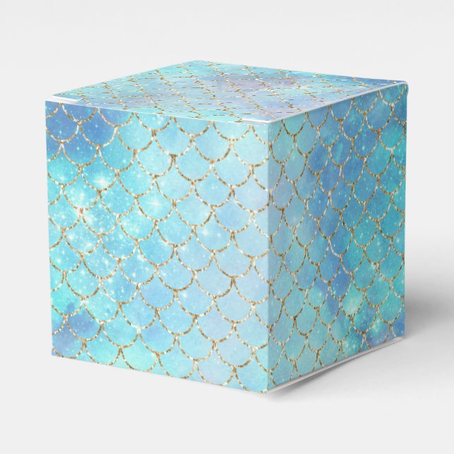 A Mermaid Galaxy Series Design 2   Favor Box (Front Side)