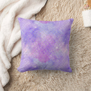 A Mermaid Galaxy Series Design 3  Throw Pillow