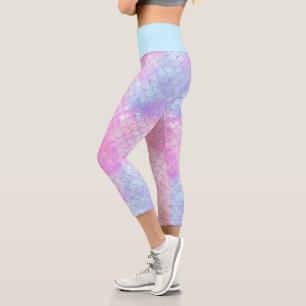 A Mermaid Galaxy Series Design 4 Capri Leggings
