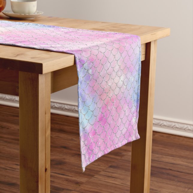 A Mermaid Galaxy Series Design 4  Short Table Runner (In Situ)