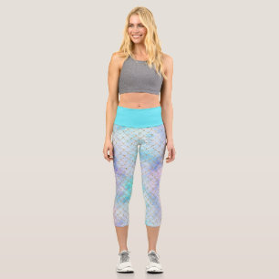 A Mermaid Galaxy Series Design 7  Capri Leggings